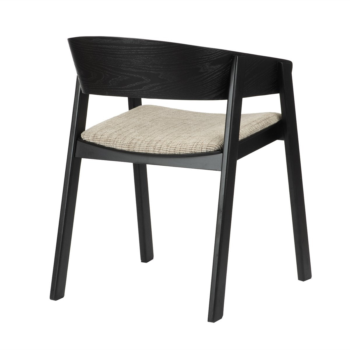 EDO -Holzsessel schwarz (2) Set (2)