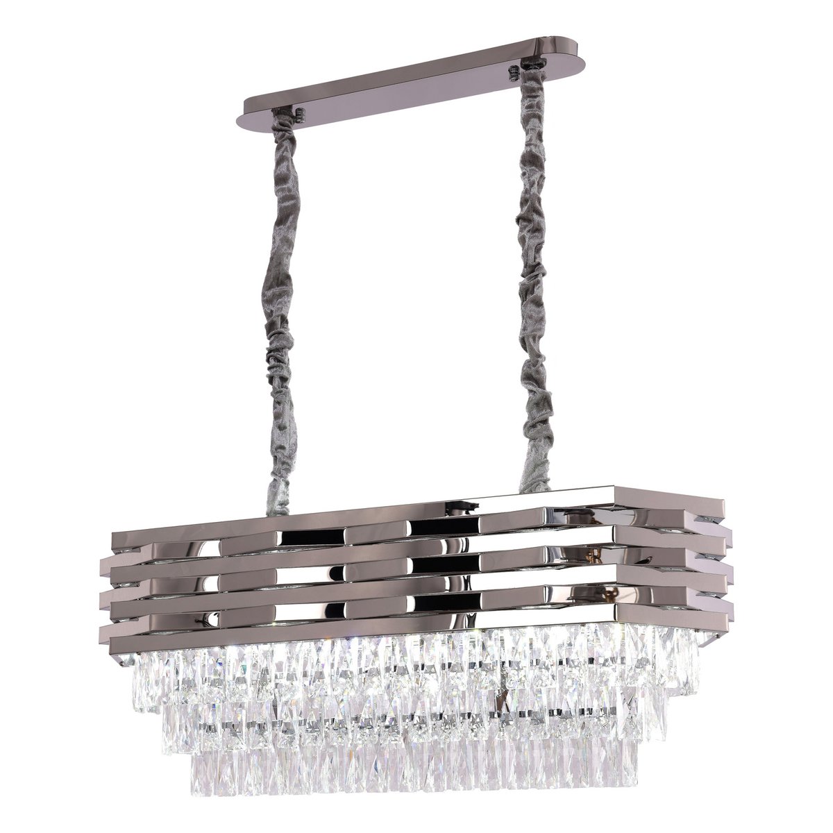 Hanglamp Crystal Chrom | 80x30 cm