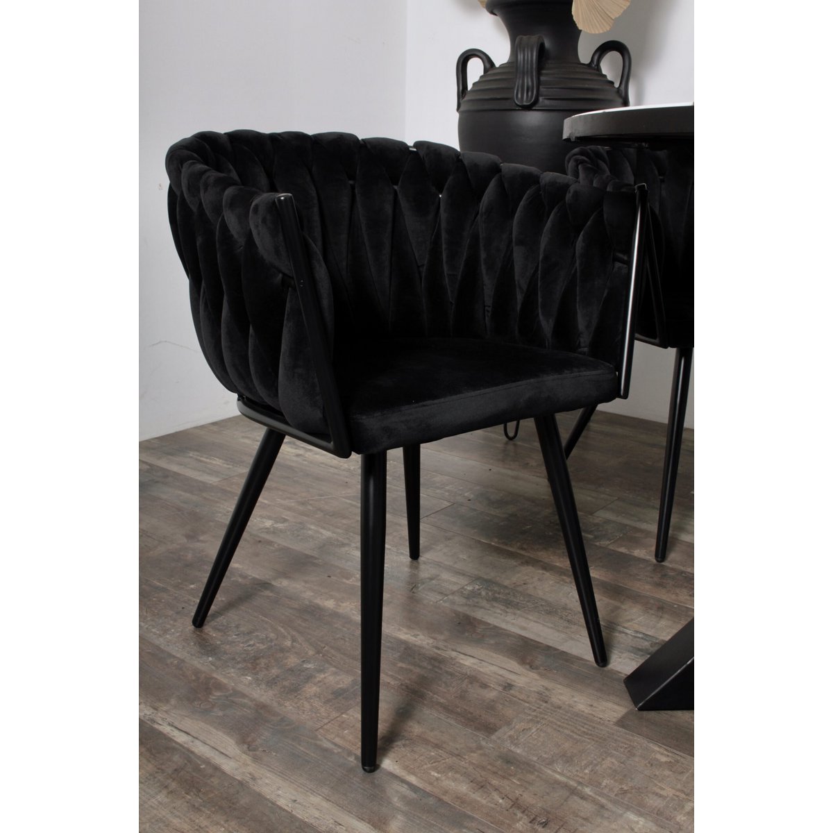 Wave Stuhl schwarz (2er-Set)