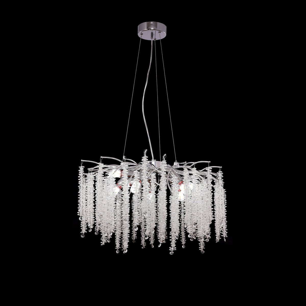 Hanging Lamp Frost Silber 60 cm