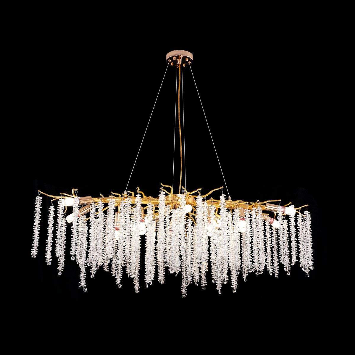 Hanglamp Frost Gold | 100x40 cm