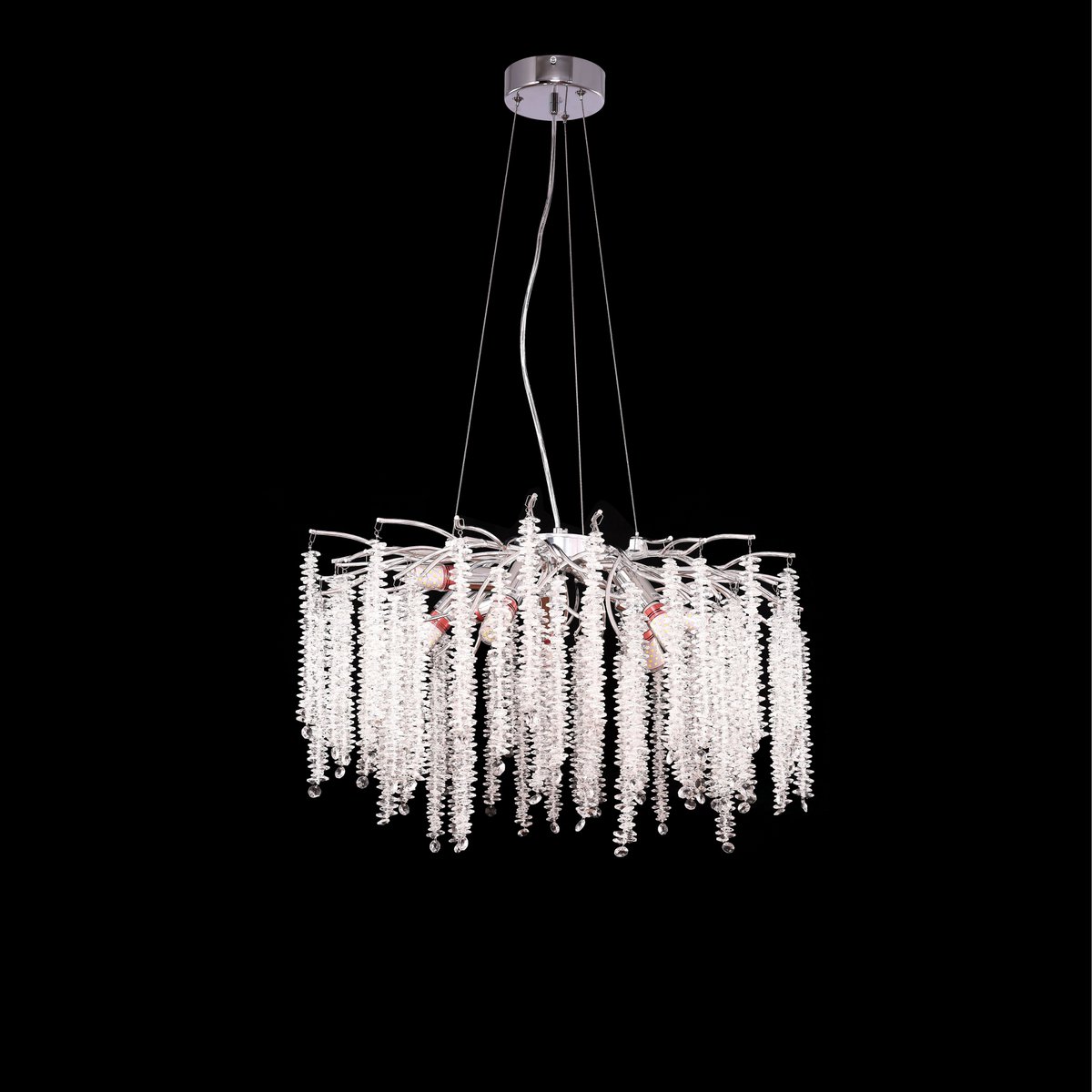 Hanging Lamp Frost Silber 60 cm