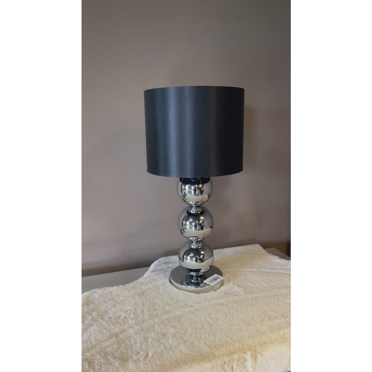 Mini-Glühlampe Chrom