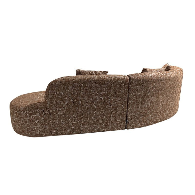 Sofa Marbella 4-Sitzer Safiya Terrakotta