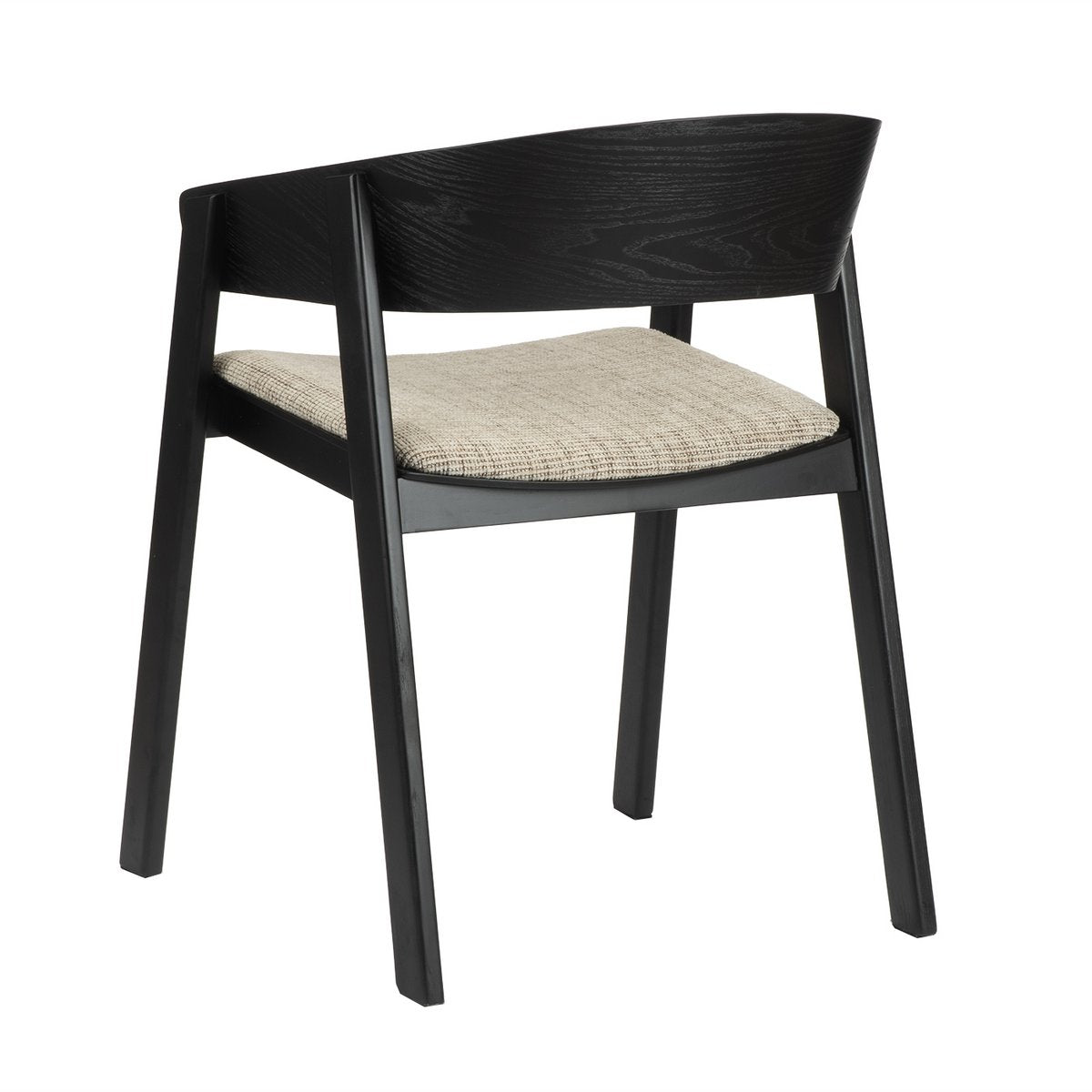EDO -Holzsessel schwarz (2) Set (2)