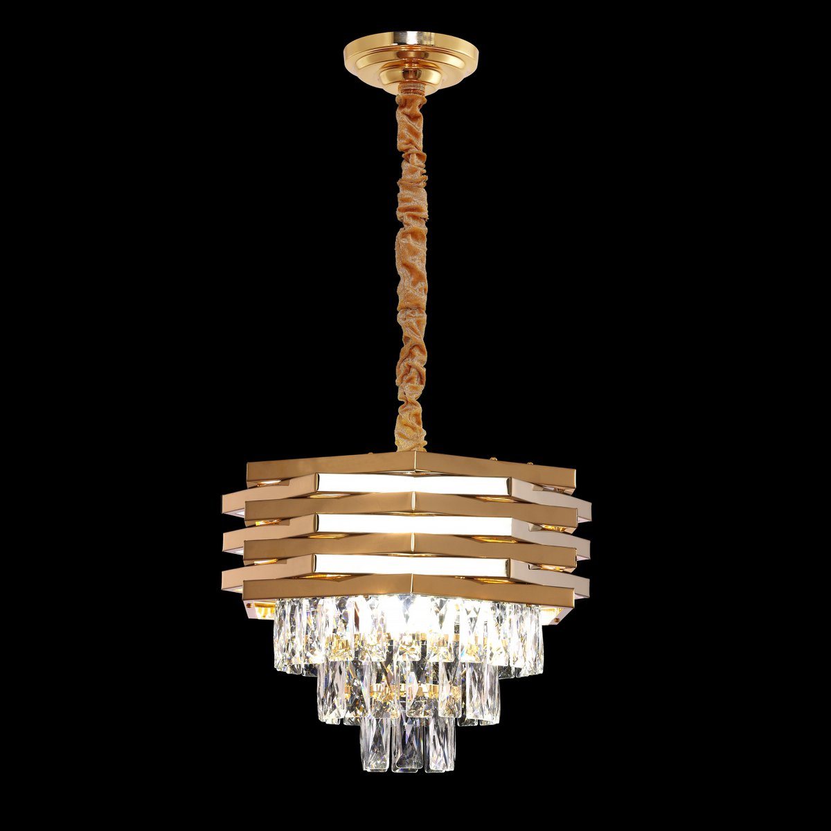 Kristallgoldlampe | 40 cm