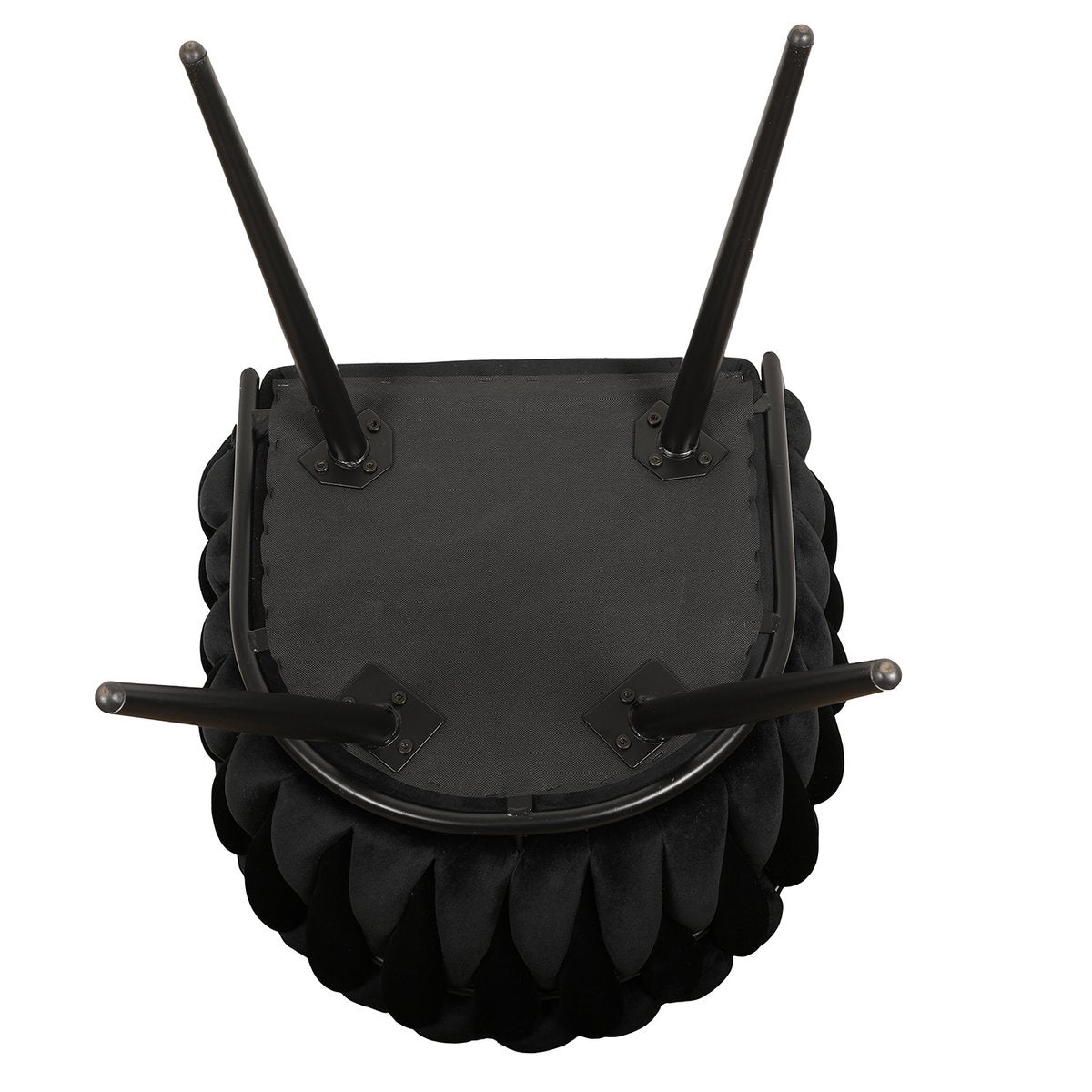 Wave Stuhl schwarz (2er-Set)
