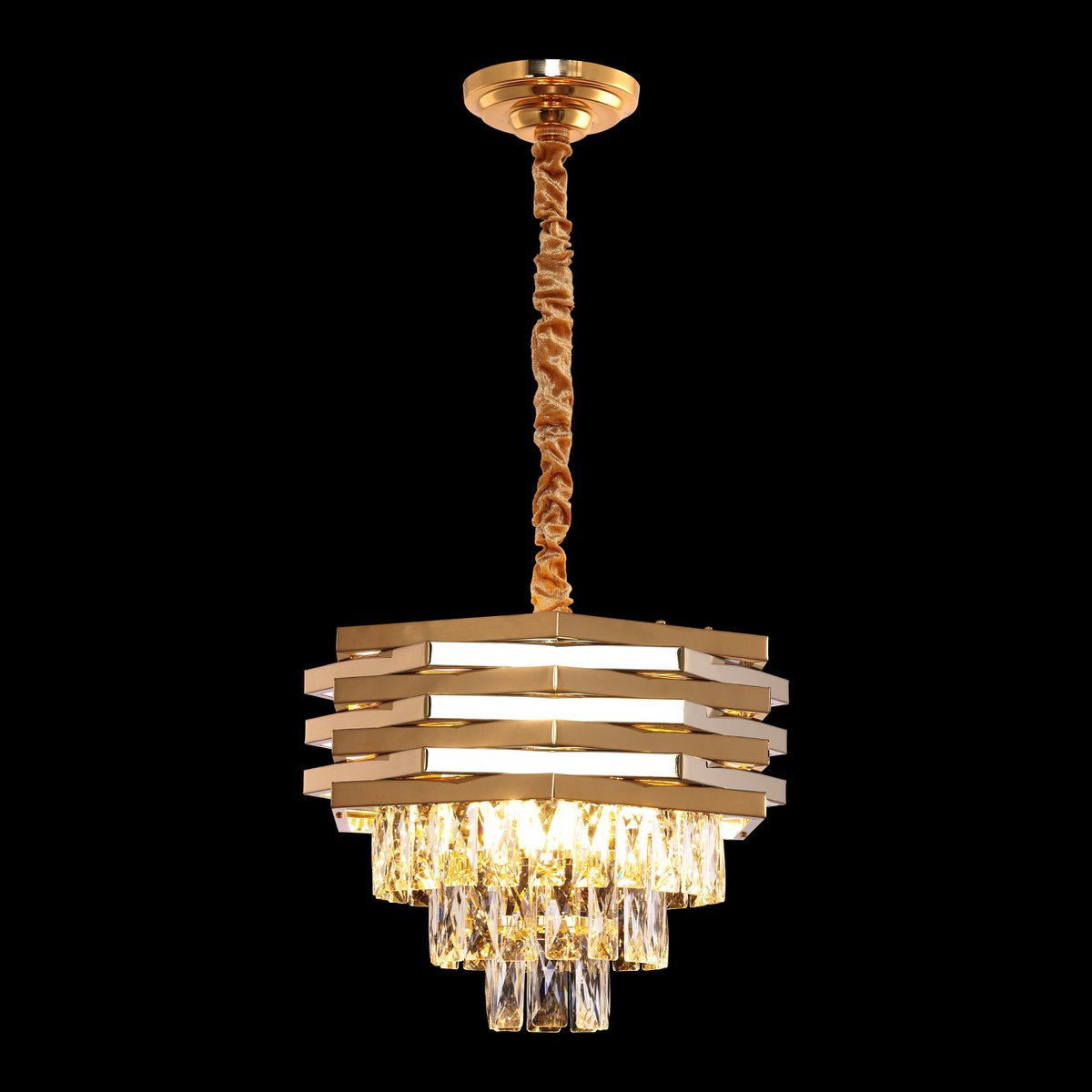 Kristallgoldlampe | 40 cm