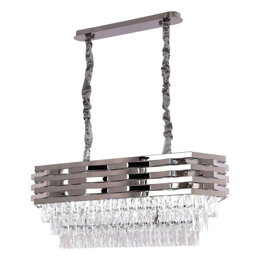 Hanglamp Crystal Chrom | 80x30 cm