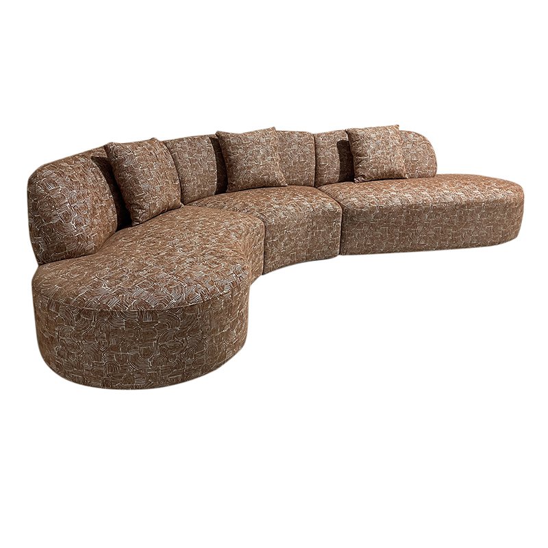 Sofa Marbella 4-Sitzer Safiya Terrakotta