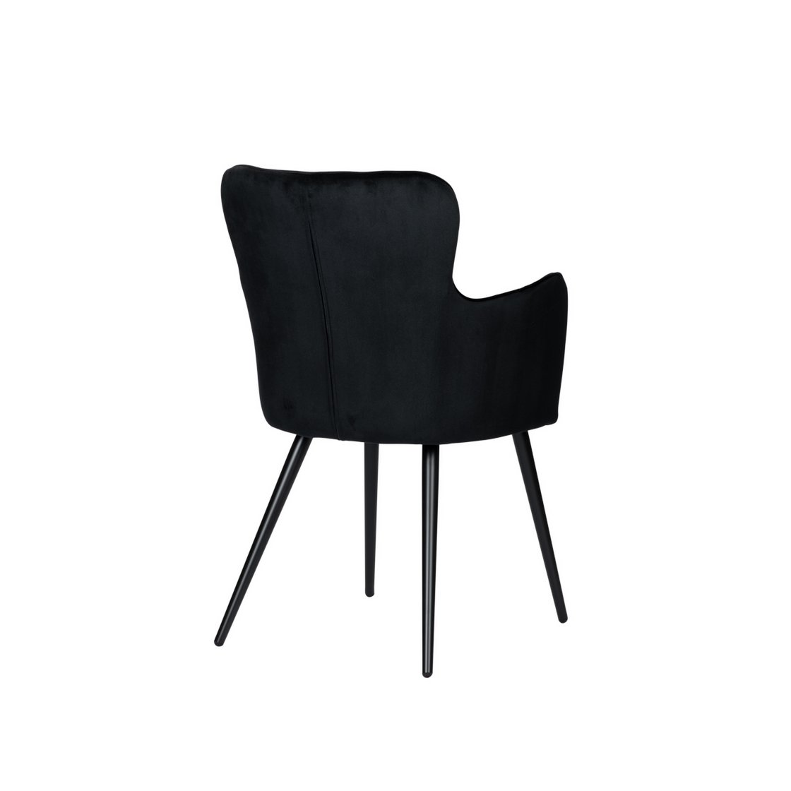Ohrensessel schwarz (2er-Set)