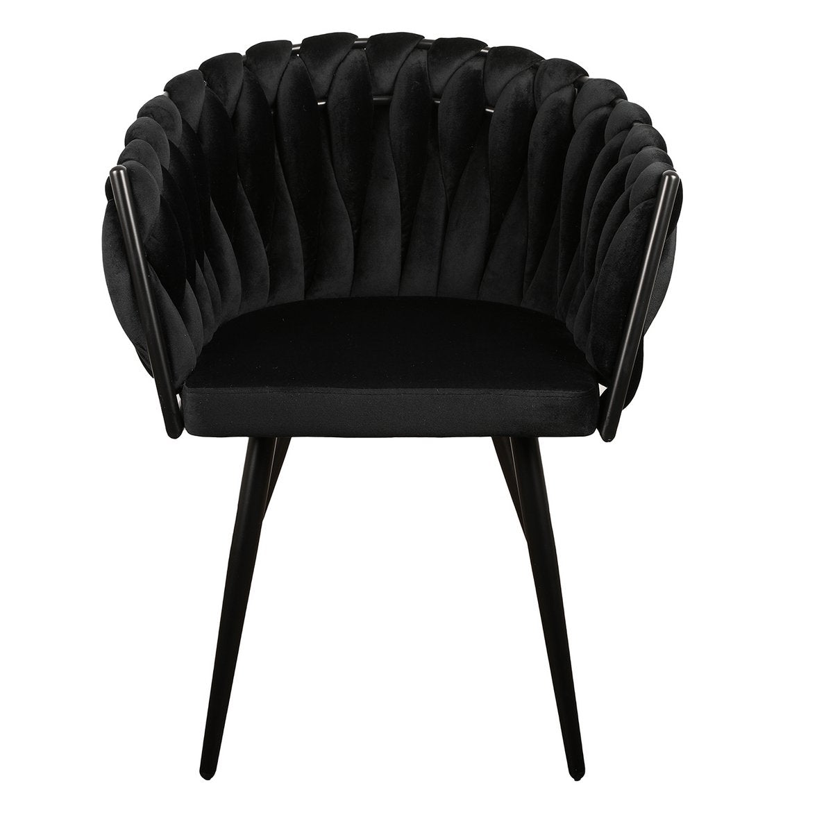 Wave Stuhl schwarz (2er-Set)