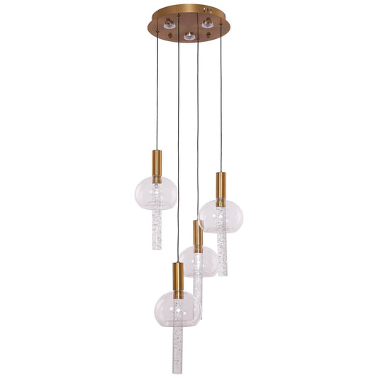 Hanging Lamp Tubey Kupfer Gold | 4 - 30 cm