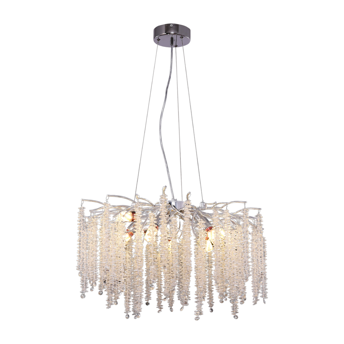 Hanging Lamp Frost Silber 60 cm