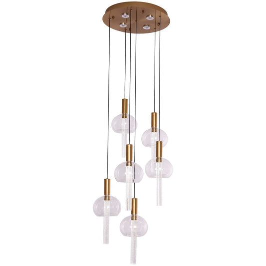 Hanging Lamp Tubey Kupfer Gold | 6 - 40 cm