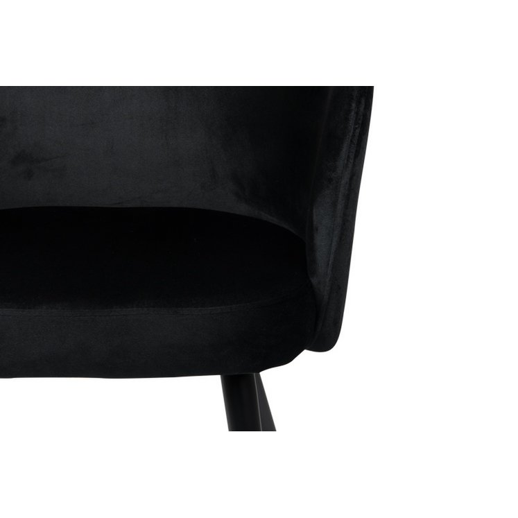 Ohrensessel schwarz (2er-Set)