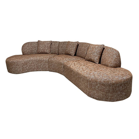 Sofa Marbella 4-Sitzer Safiya Terrakotta