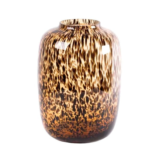 Gepardenvase Braun Medium