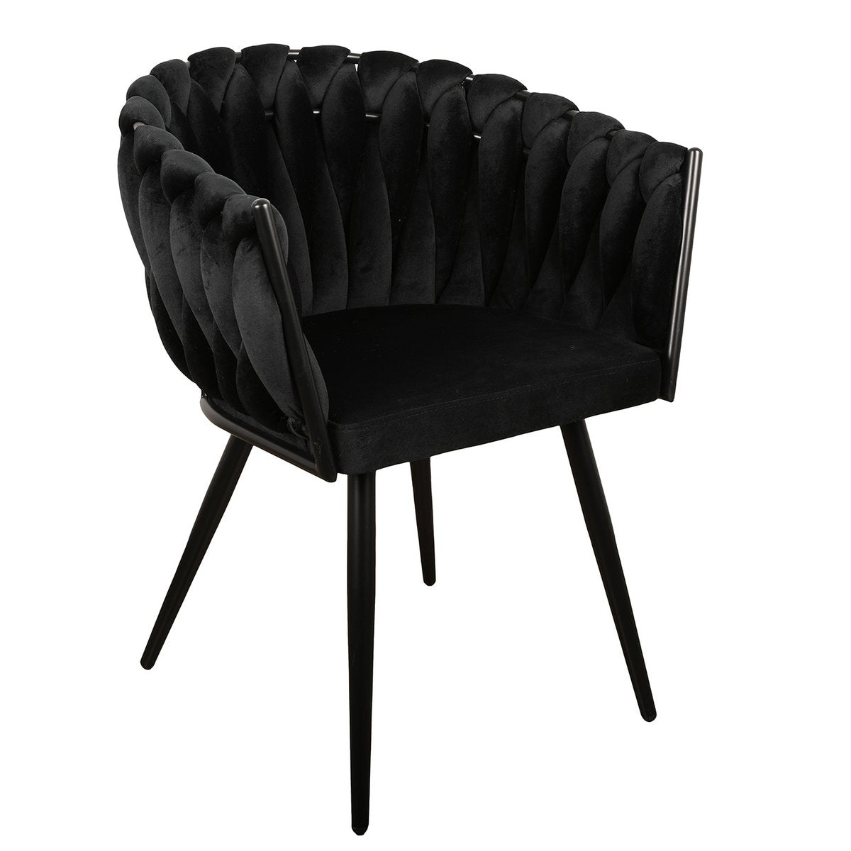 Wave Stuhl schwarz (2er-Set)
