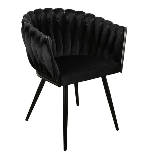 Wave Stuhl schwarz (2er-Set)
