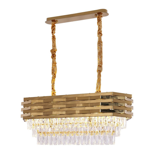 Hanglamp Crystal Gold | 80x30 cm
