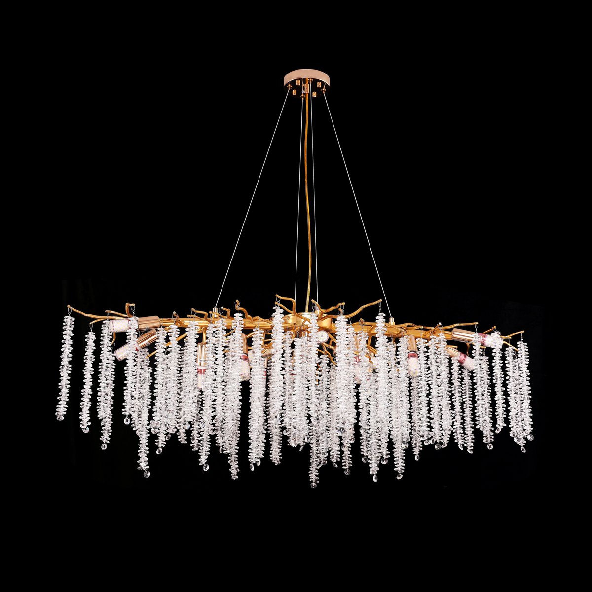 Hanglamp Frost Gold | 100x40 cm