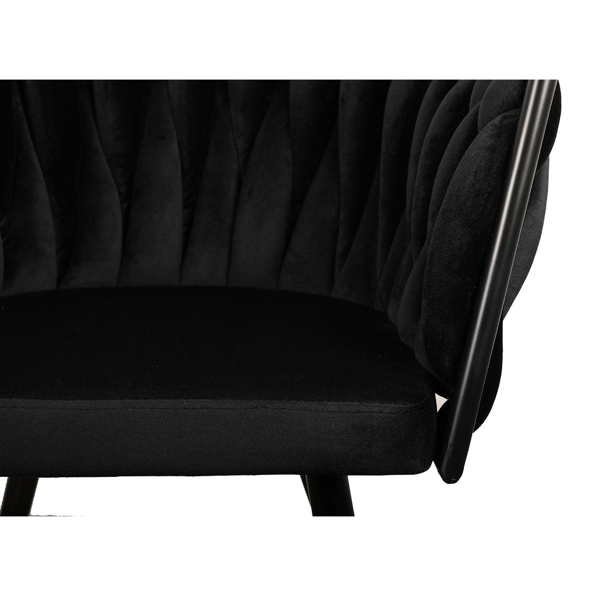 Wave Stuhl schwarz (2er-Set)